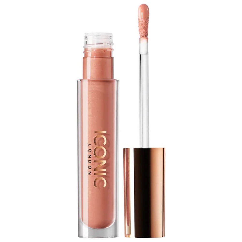 ICONIC London Lip Plumping Gloss Nearly Nude New in Box $26 Non-Sticky Peptides